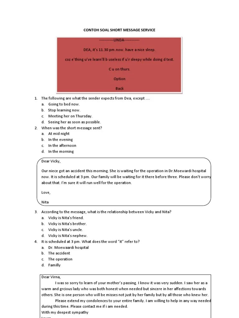 Contoh Soal Latihan Essay Announcement – Beinyu.com