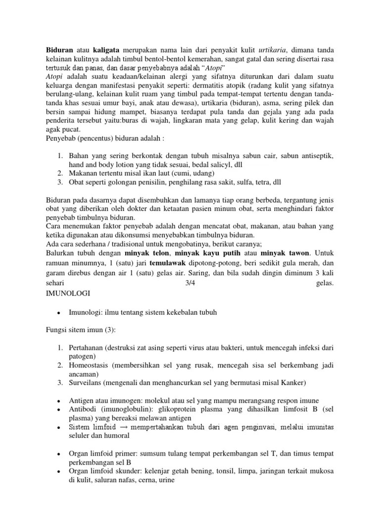 Alergi Sindrom Steven Johnson