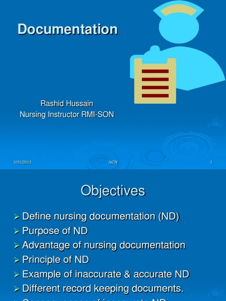 Documentation.ppt Nursing Accuracy And Precision Free 30day