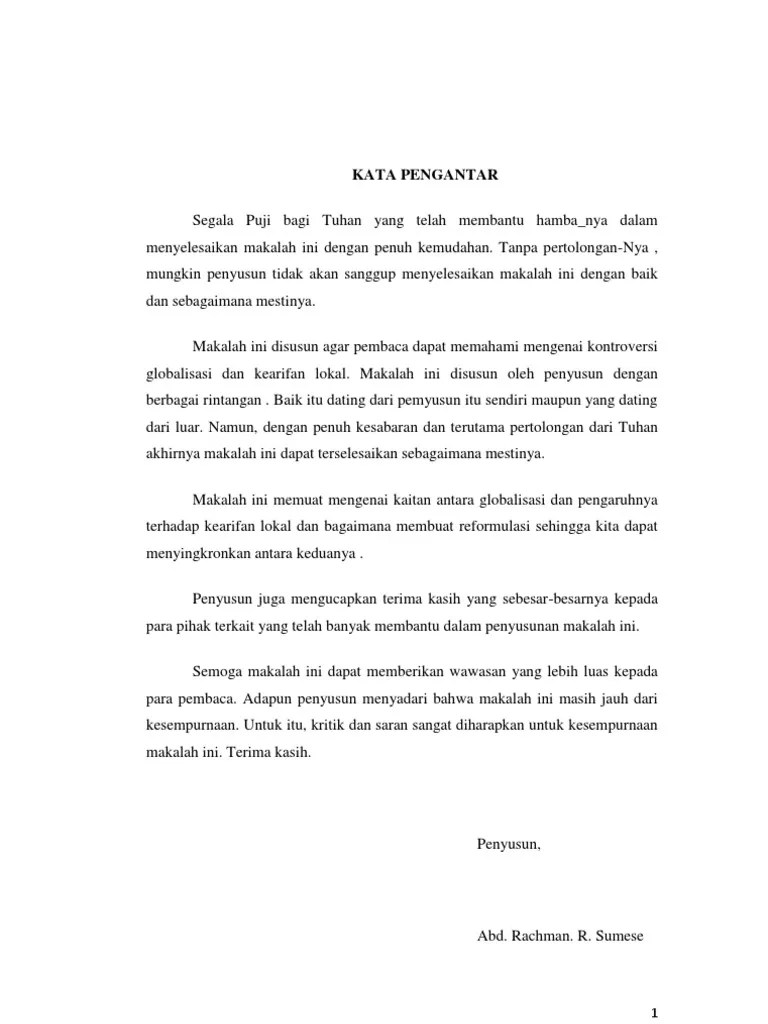 kearifan lokal dalam globalisasi