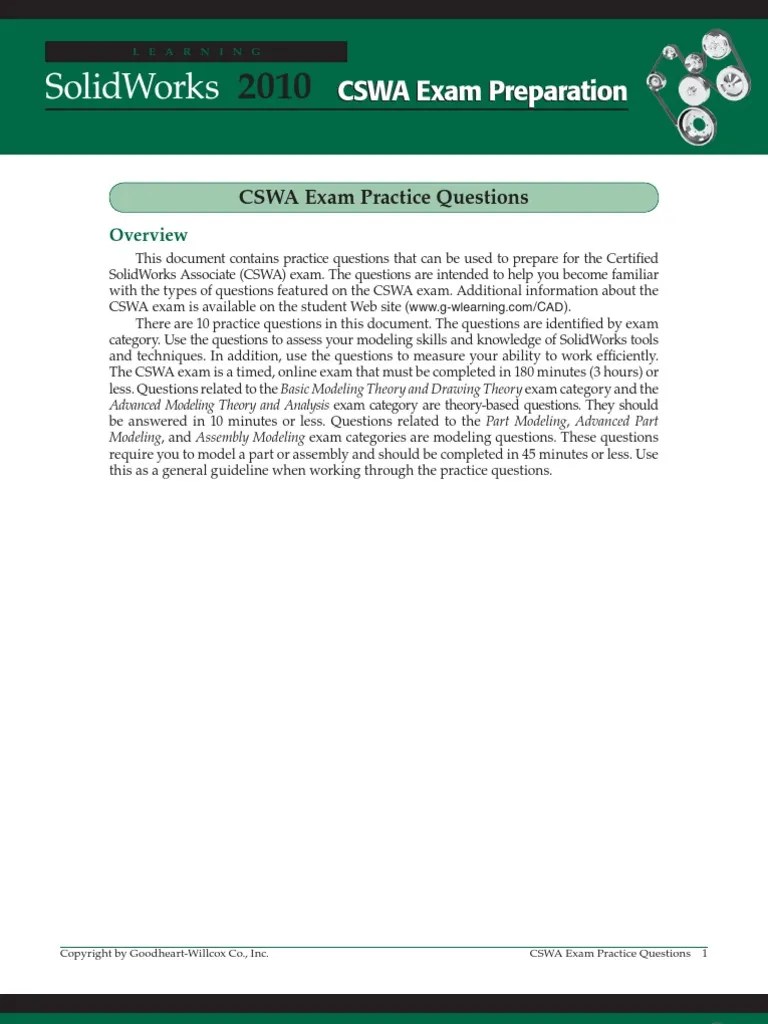 CSWA Exam Practice Questions | Test (Assessment) | Nature