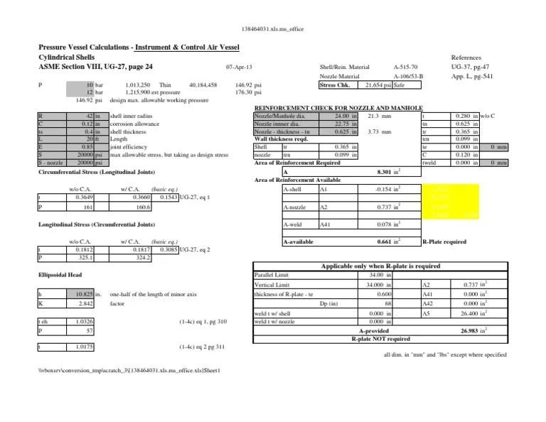 Pressure Vessel Design (Faiz Zelin).xls