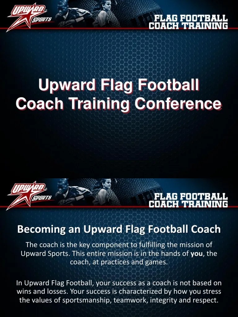 Flag Football Coach Training Quarterback Touchdown