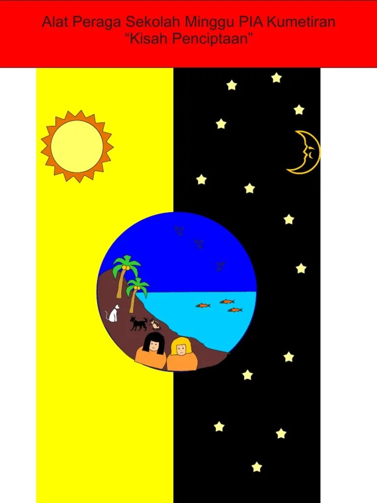 Alat Peraga Buat Cerita Sekolah Minggu &ldquo;Kisah Penciptaan&rdquo; | PDF