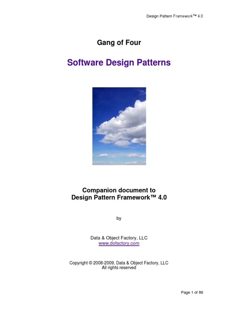 Gang of Four Design Patterns 4.0.pdf
