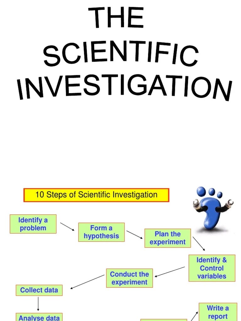 The Scientific Investigation