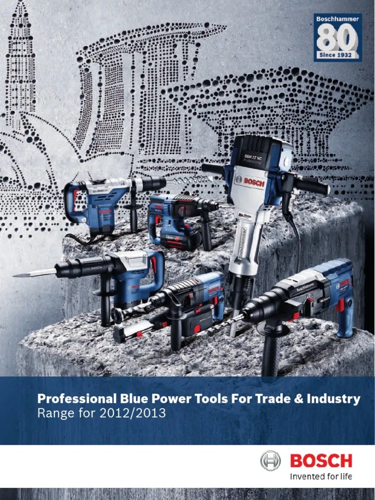Bosch Power Tools Product Catalogue 20122013 inEn Drill Battery