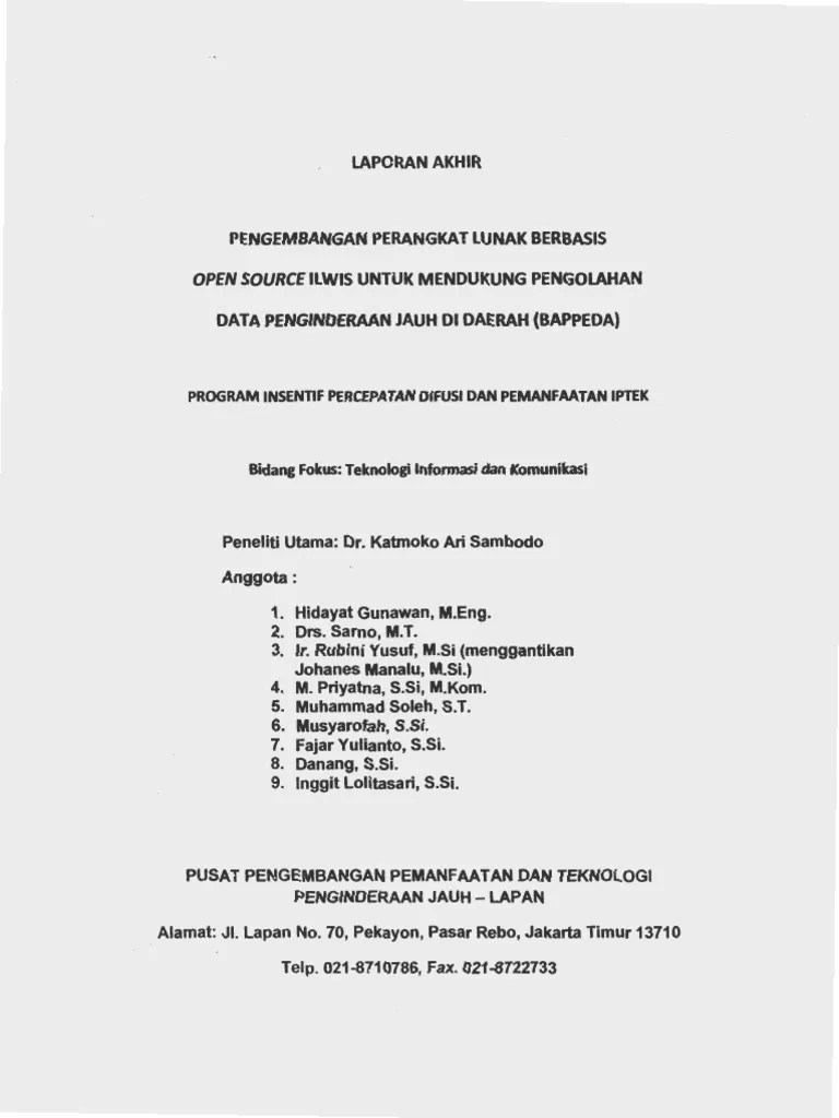 Ilwis Paper Software