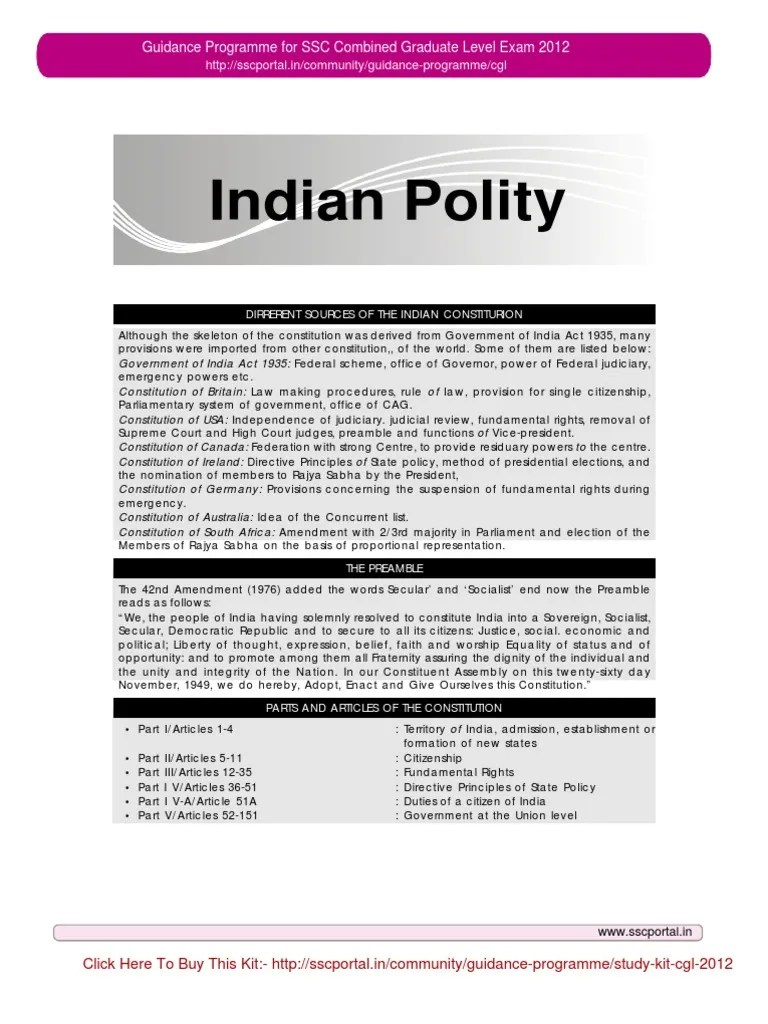 960+ Indian Politics Quiz Questions and Answers (MCQ) Sawaal