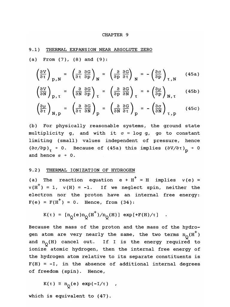 Kittel thermal Physics chap09 solutions manual