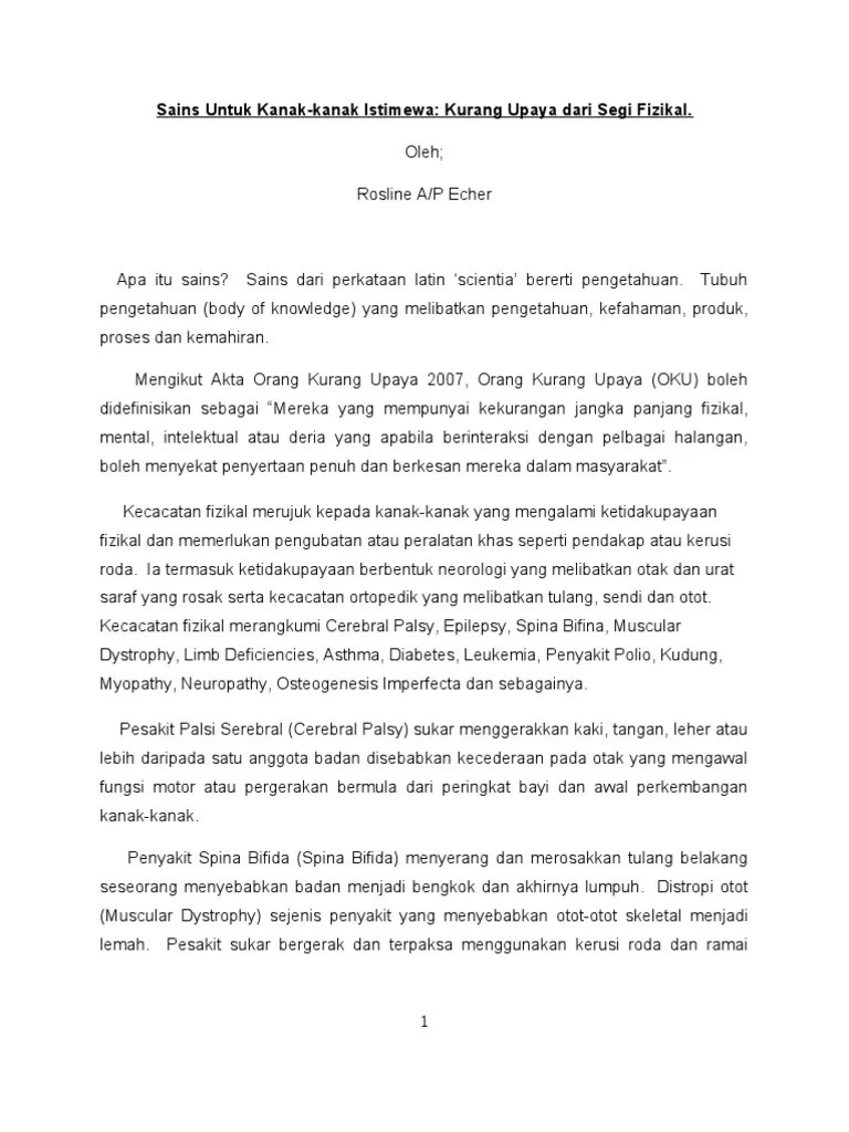 Apa Itu Sains Fizikal