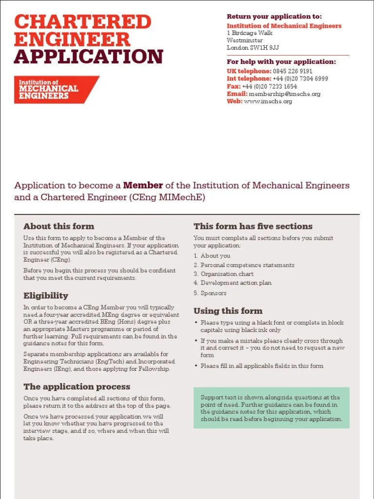 Online CEng App Form Competence (Human Resources