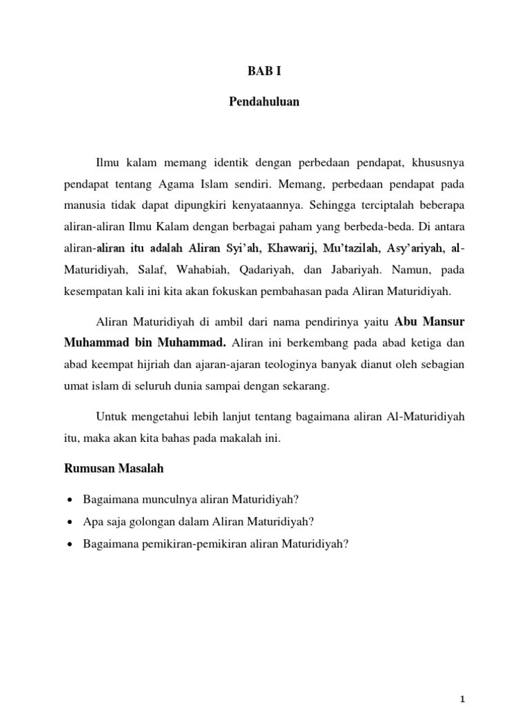Kehendak Mutlak Tuhan Dan Keadilan Tuhan Menurut Aliran Ilmu Kalam