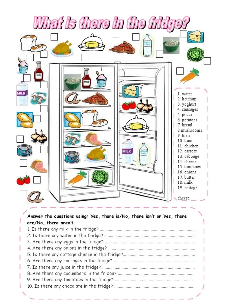 What is There in the Fridge