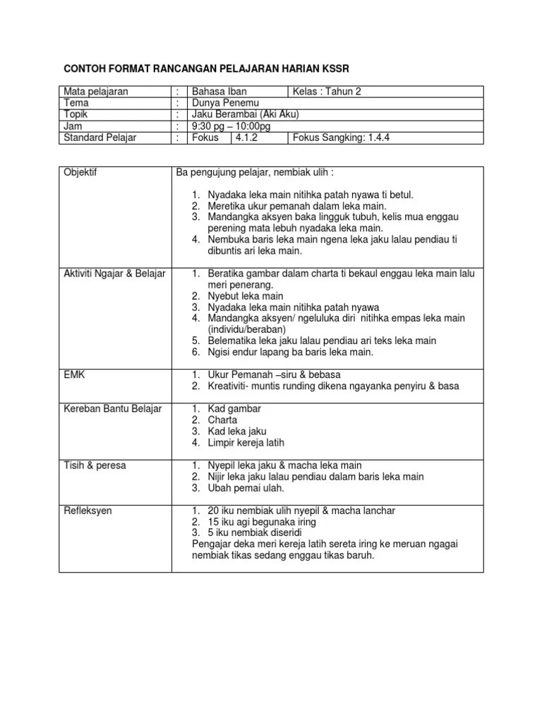 Rpt Bahasa Iban Tahun 6 onsiyca