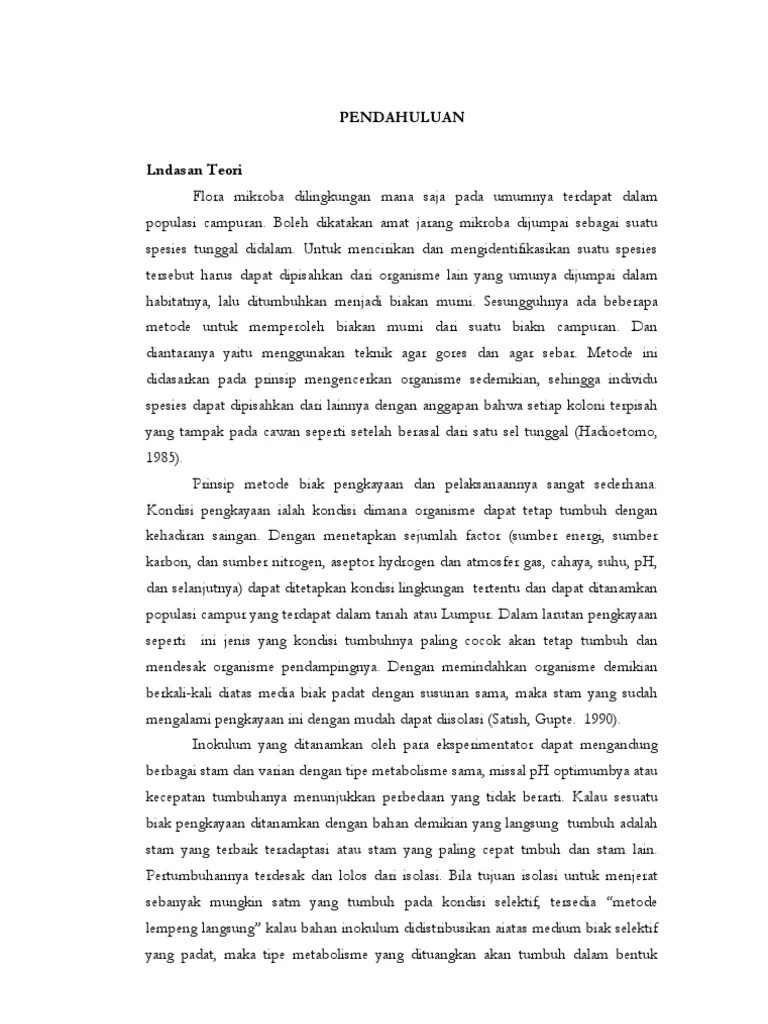 JURNAL Isolasi Mikroba