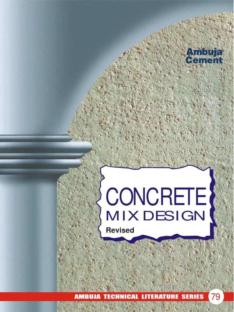 Concrete Mix Design