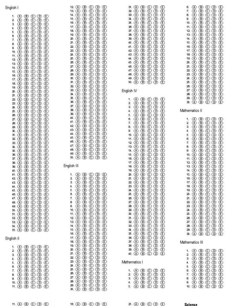 Academic Clinic UPCAT Answer Sheet PDF Leisure