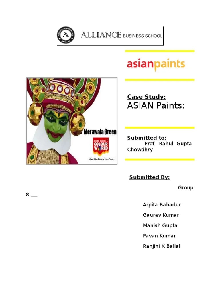 Asian paints Supply Chain Brand Free 30day Trial Scribd
