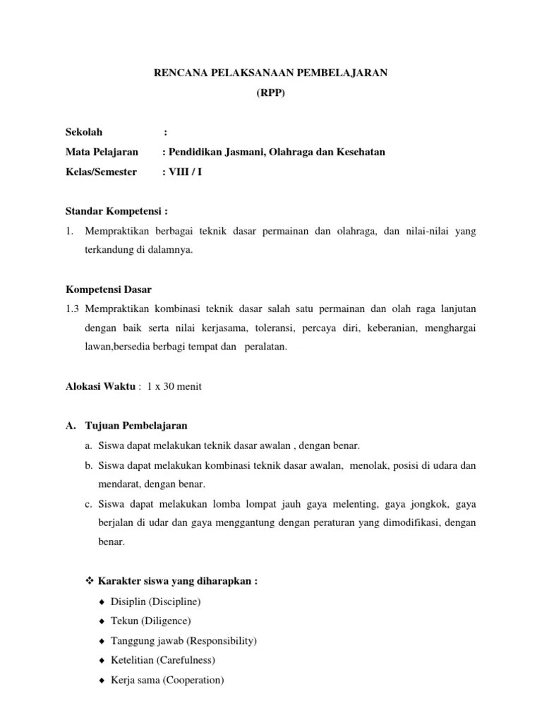 Lompat Jauh Garapan | PDF