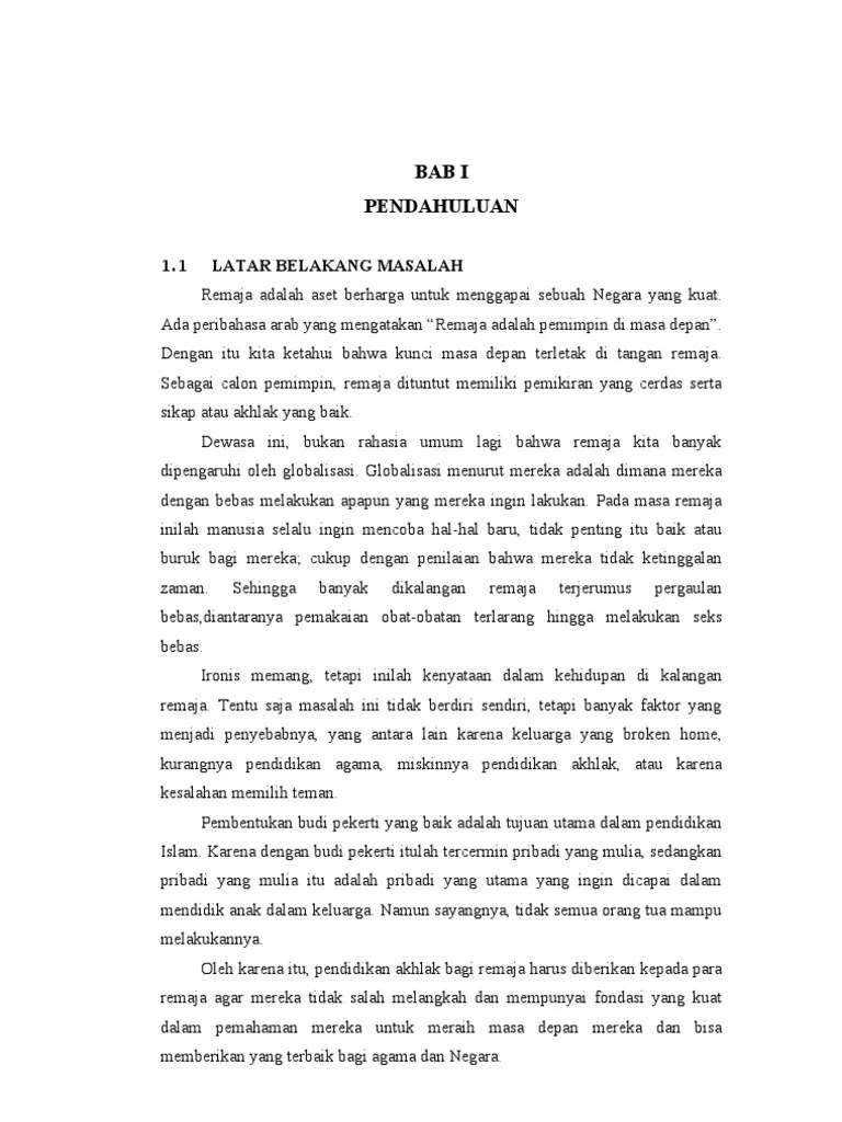 Makalah Pentingnya p Akhlak