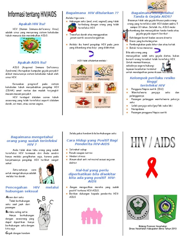 Leaflet Hiv Aids PDF