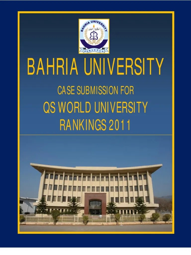 Bahria University QS Ranking 2011 Korea Islamabad