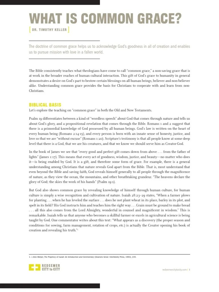 What is Common Grace Grace In Christianity Epistle To The Romans