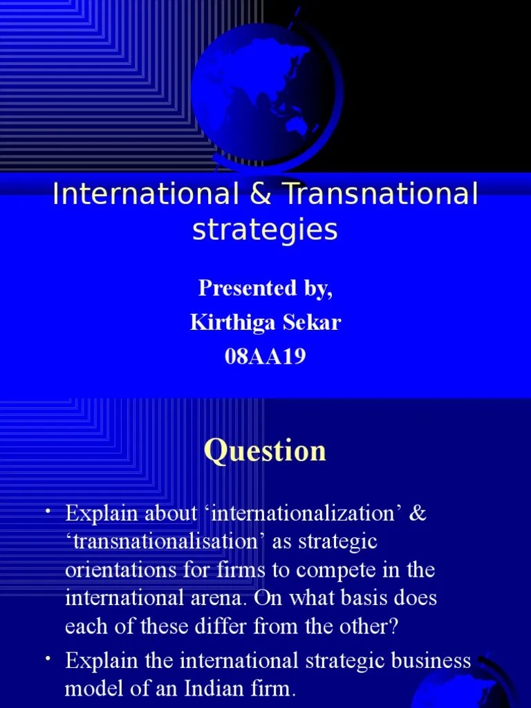 international & transnational strategies Car Vehicles Free 30day