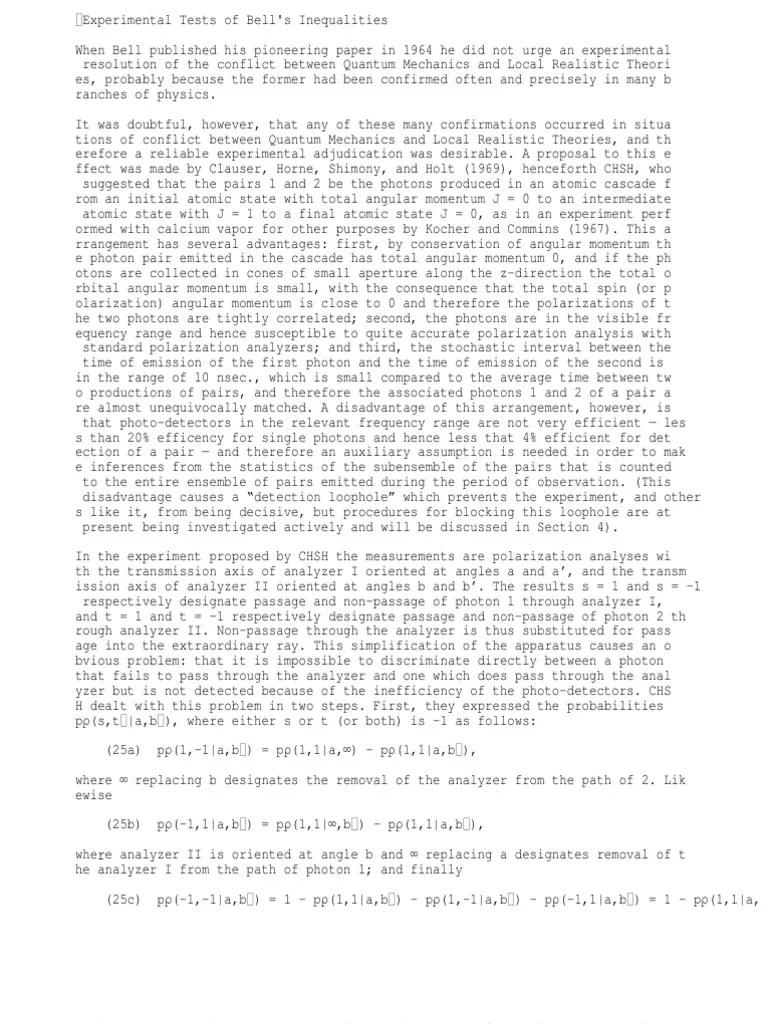 Bell's Theorem (4) - Experimental Tests of Bell's Inequalities | Photon