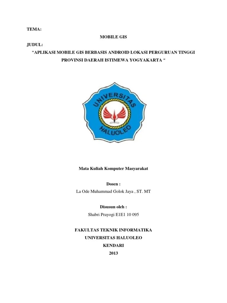 +28 Contoh Skripsi Teknik Informatika Berbasis Android Ideas Pendidikan