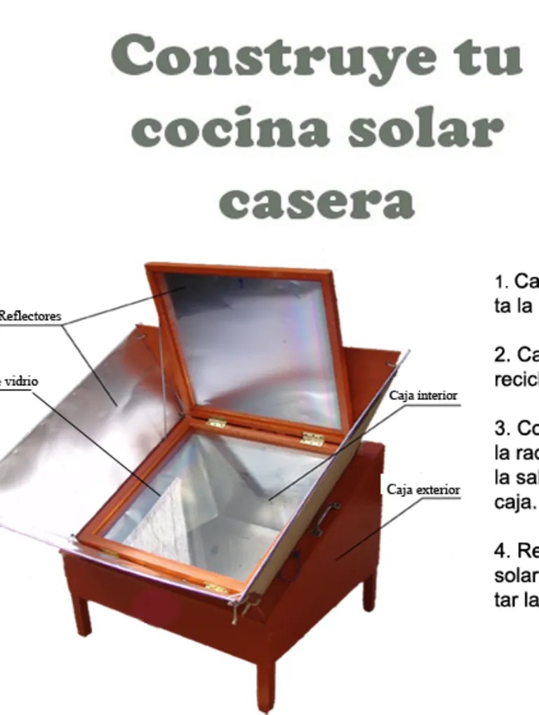 Cómo hacer una Cocina Solar Aluminio Tornillo
