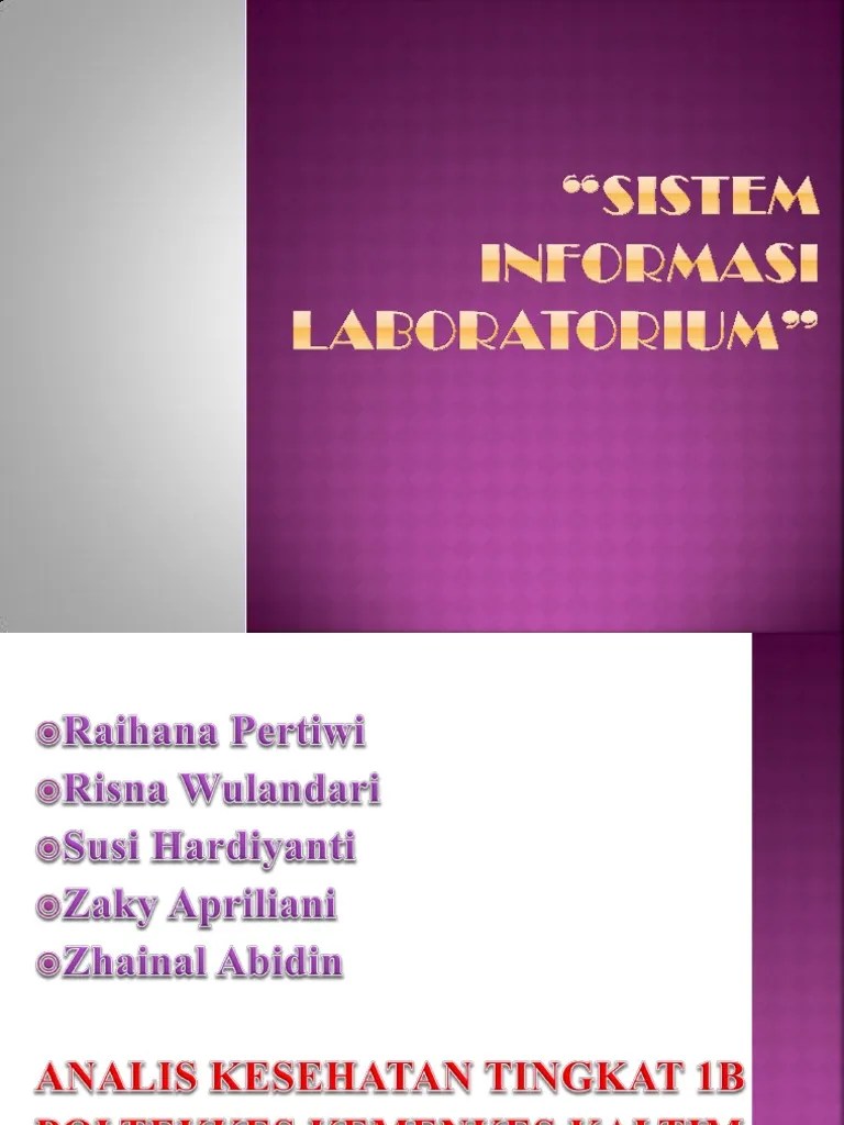 Sistem Informasi Laboratorium PDF