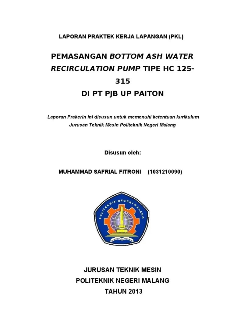 JUDUL Laporan PKL | PDF