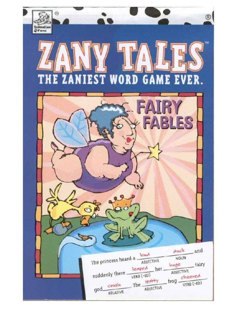 Mad Libs Zany Tales Fairy Fables