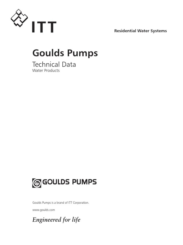 Goulds Residential Pump Guide PDF | PDF | Pump | Pressure