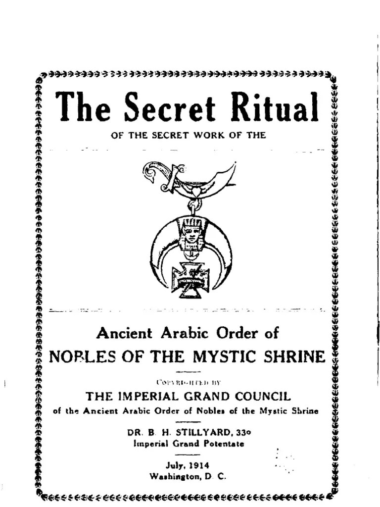 The Secret Ritual PDF Freemasonry Religion And Belief