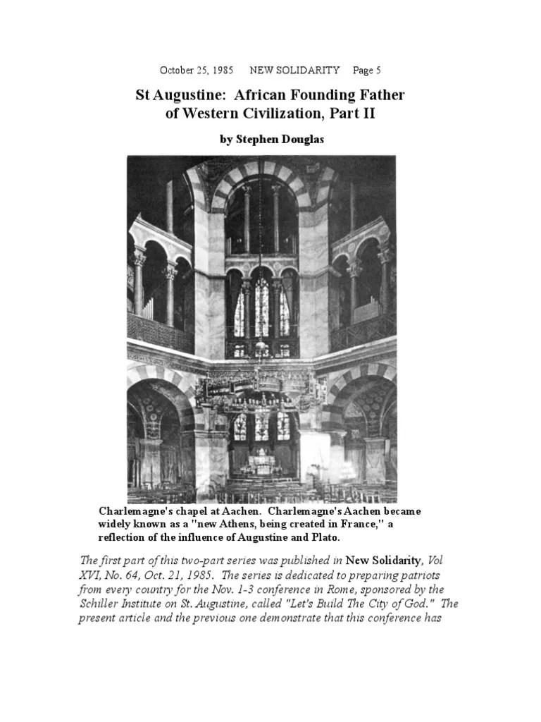 St. Augustine African Founder of Western Civilization 2