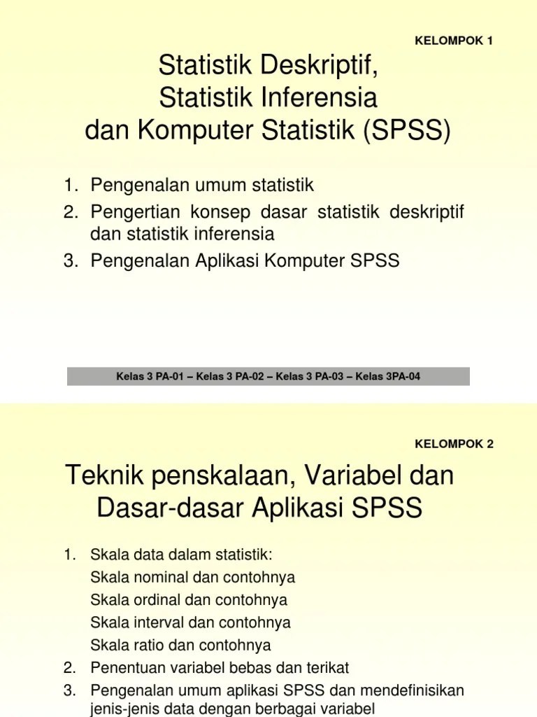 MATERI DISKUSI Aplikasi Komputer SPSS.ppt