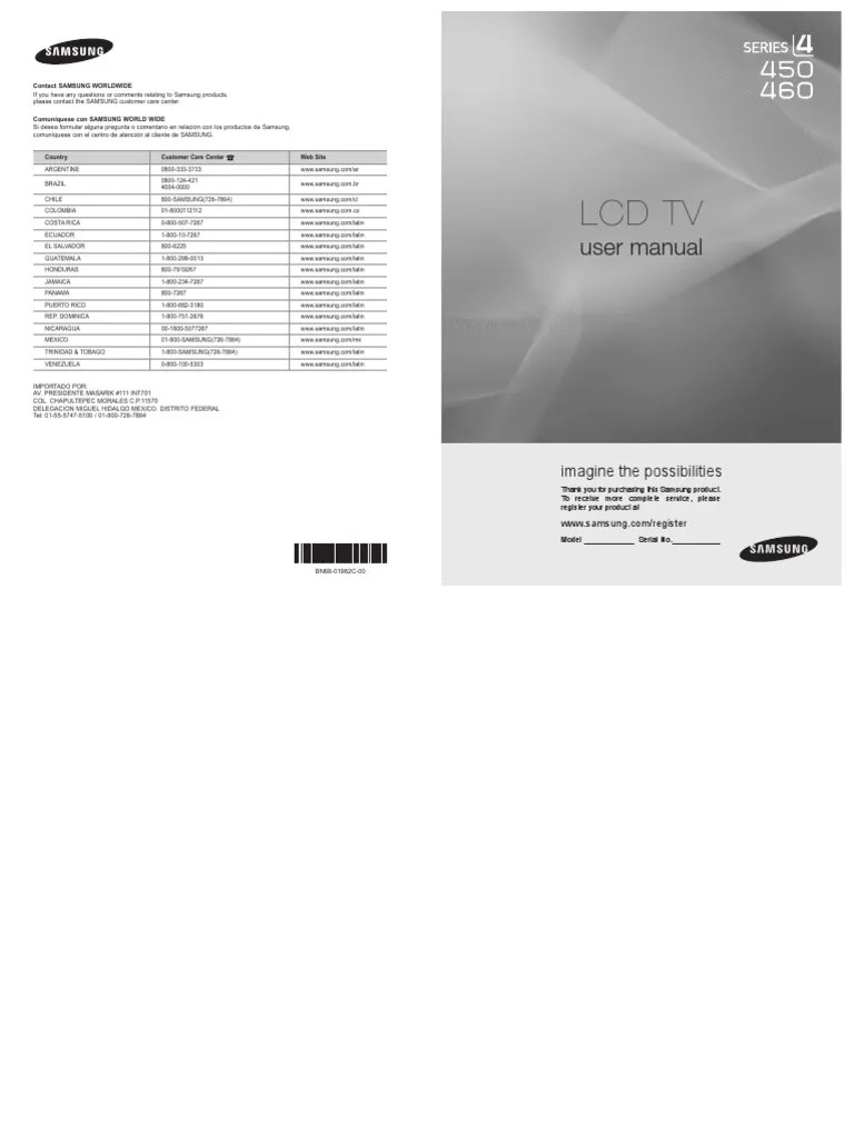Manual TV Samsung | PDF | Hdmi | Set Top Box
