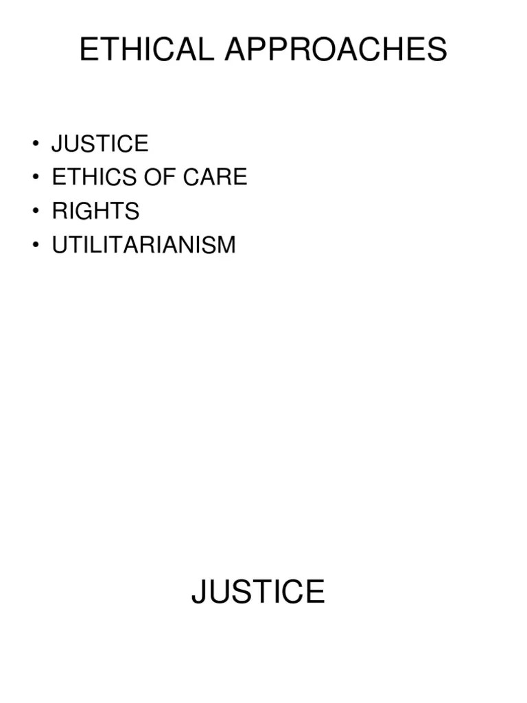 Ethics and Business Ethics Utilitarianism Justice