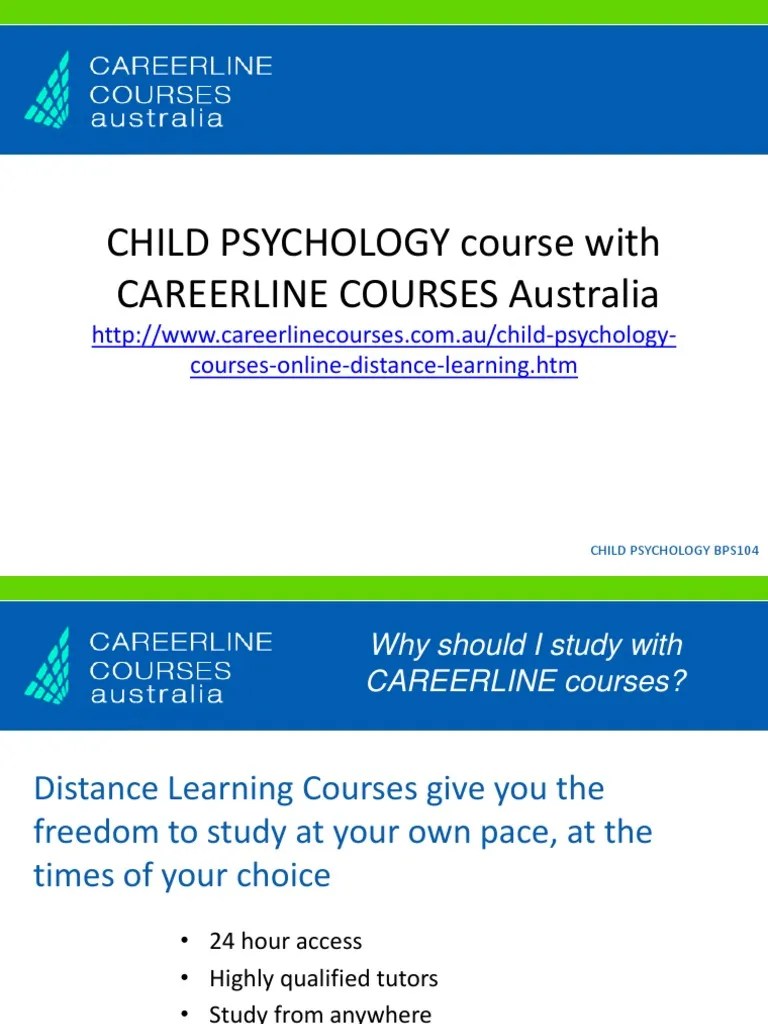 Child Psychology Course Online Developmental Psychology Attachment