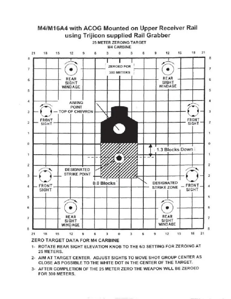 Printable Acog Zero Target Printable Word Searches
