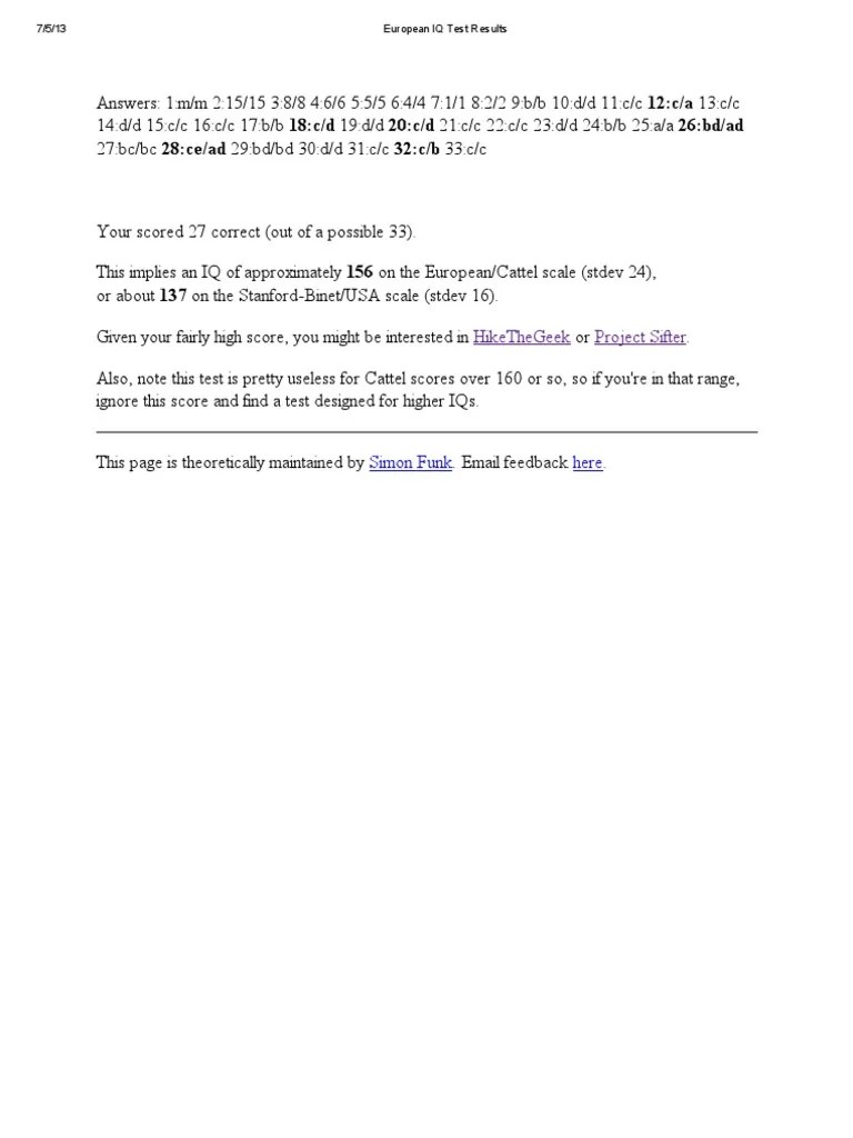 European IQ Test Results0.pdf Intelligence Quotient Educational