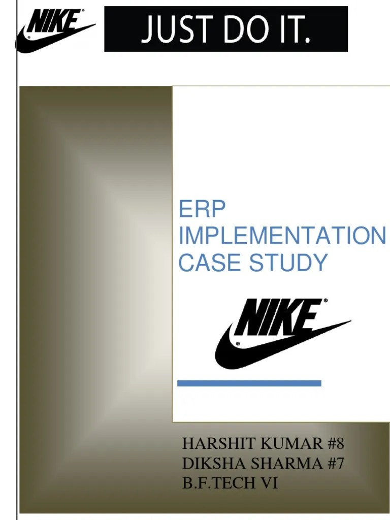 NIKE ERP CASE STUDY Nike Supply Chain Management
