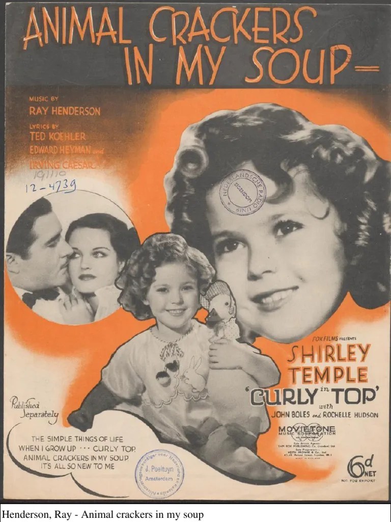 Animal Crackers in My Soup