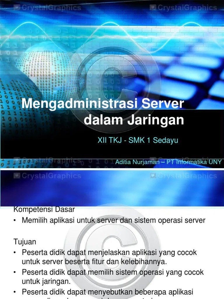 Memilih Aplikasi Untuk Server Dan Sistem Operasi Server PDF