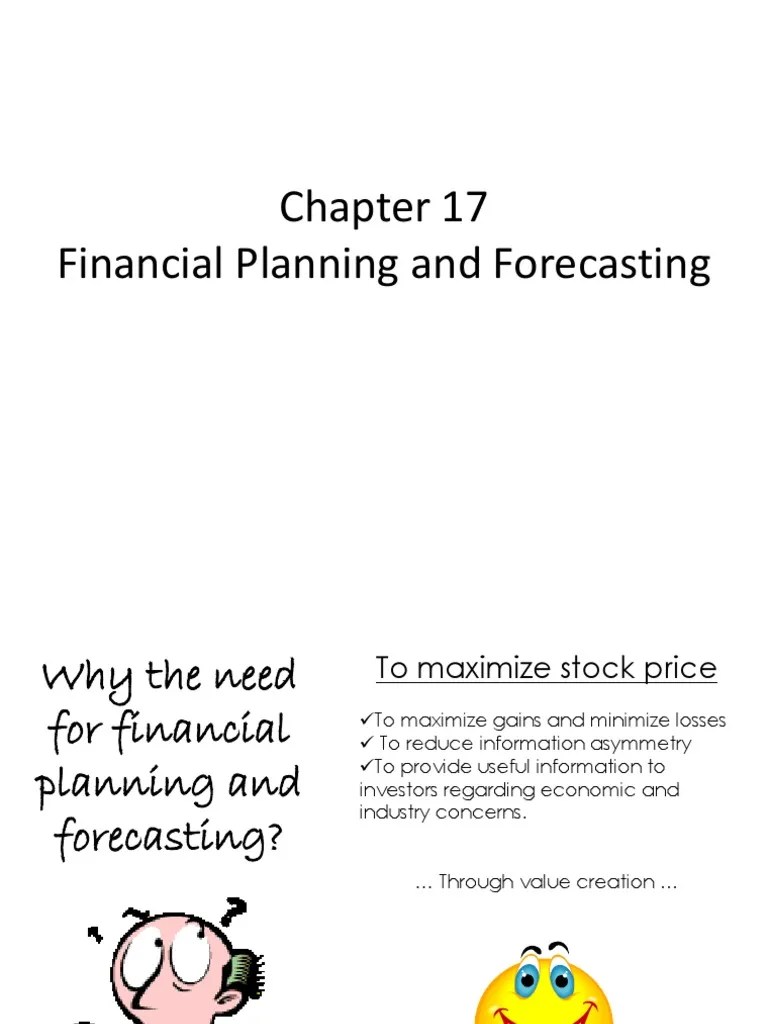 Financial Planning and Forecasting PDF Balance Sheet Forecasting