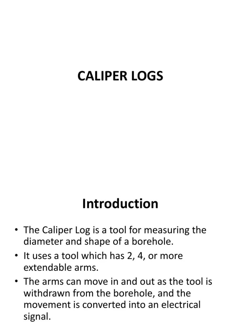 6 CALIPER LOGS.pptx Nature