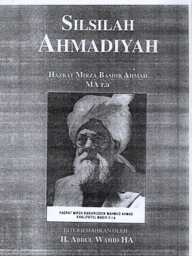 Silsilah AhmadiyahHazrat Mirza Bashir Ahmad Ma R.a..